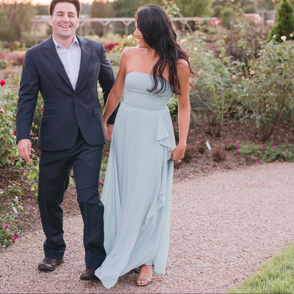 LULUS| Maxi dress. Size Small. Color *Turquoise* (according to their website) - Picture 6 of 6